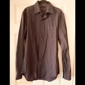 Men’s pinstripe button down